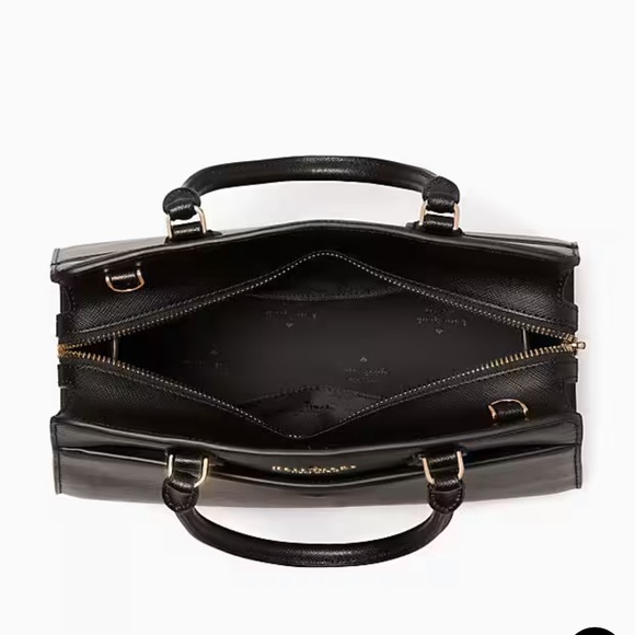 Kate Spade Madison Saffiano Leather Medium Satchel
COLOR:
Black 
NWT - Picture 6 of 16